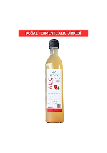 Einnatur Doğal Fermente Alıç Sirkesi %100 Saf Katkısız 500 ML