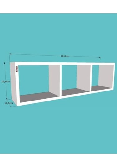 Raf Kitaplık Siyah Yatay Raf ,dekoratif Raf,aksesuar