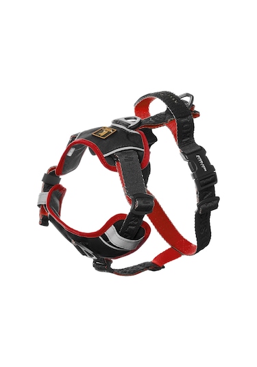 Interlaken H Koşum Takımı Ped Tipi Siyah Kırmızı Göğüs Tasması L Kırmızı - Siyah