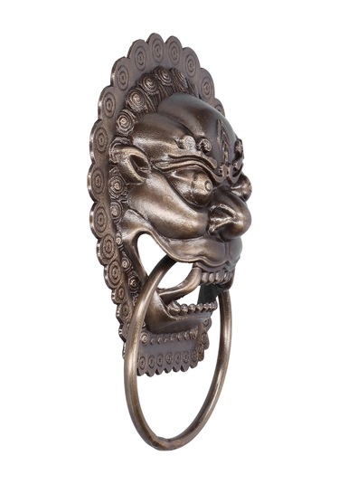 Çin Tarzı Hayvan Başlı Tokmağı Ahşap Kapı Halkası Yedek Parça Huiliang