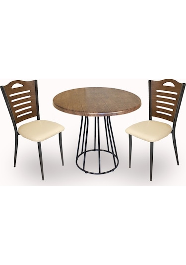 Beymobilya Bahçe Ve Balkon Masa Takımı Palermo Werzalit - Merdiven Tip 2 Li (540840544) Kahverengi