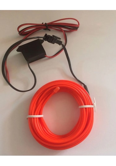Neon Ip Kırmızı 5 Metre Torpido Şerit Ledi