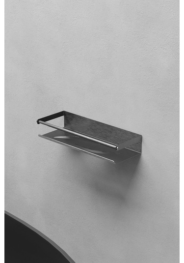 Zift Unique Ömür Boyu Paslanmaz Çelik Yapışkanlı Banyo Rafı ,modern Duş Rafı & Şampuanlık-silikon Yapıştırıcı Diğer