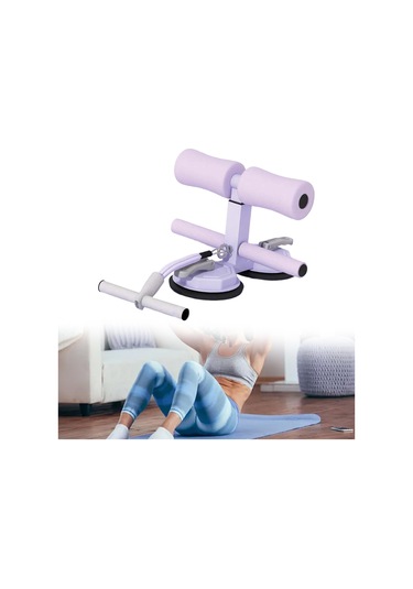 Suntek Sit Up Bar Egzersiz Standı Ayarlanabilir Zemin Tutucu Mor Mor