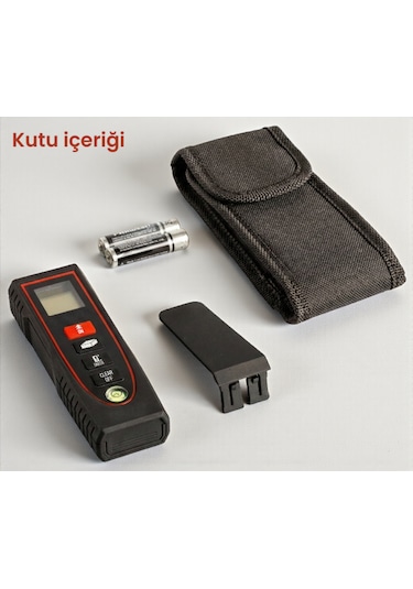Texta Mtr60 Klipsli Lazerli Mesafe Ölçer 60 Metre
