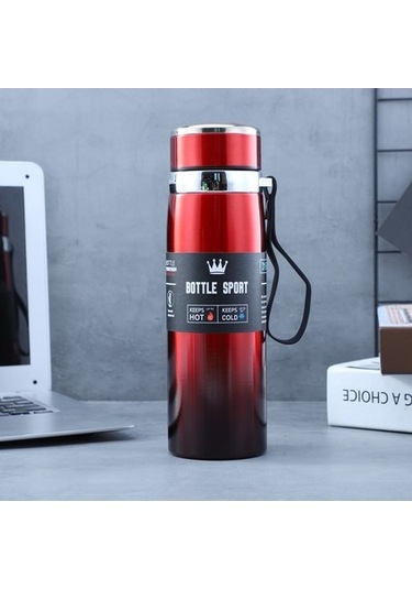 Ykd Store Taşınabilir Paslanmaz Çelik Kettle 1000ml - Dış Mekan Klasik Kahve Demleme Kırmızı 1 L Kırmızı