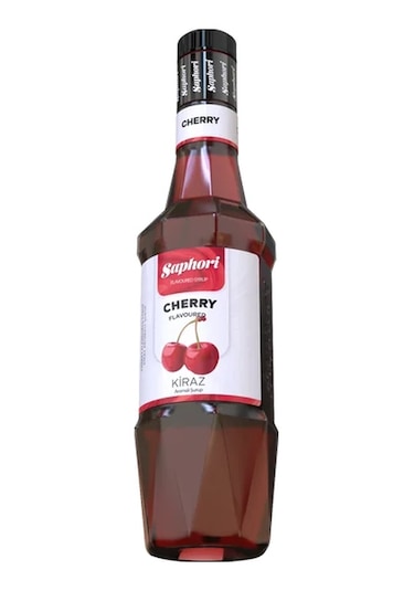 Saphori Kiraz Aromalı Kokteyl Şurubu Kiraz Şurubu 700 Ml