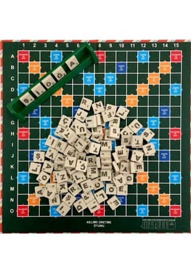 Kelime Üretme Oyunu Yerli Üretim Türkçe Scrabble Kelime Avı Yeni