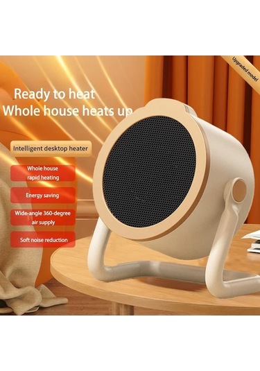 Trendooze 220v Masaüstü Taşınabilir Isıtıcı Yatak Odası Ofis Yurt Koyu Renk Model
