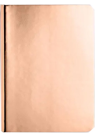Nuuna Gri Noktalı A6 Defter Shiny Starlet Copper 53238 Gri