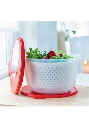 Tupperware Modern Salata Kurutucu Saklama Kabı N1142749 Çok Renkli