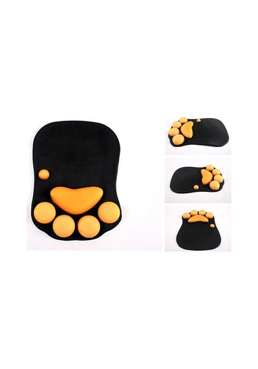 Sevimli Kedi Pençesi Bilek Pedi Klavye Pedi Silikon Kaymaz Yastık - B