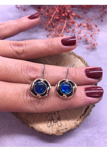 Okyanus Sedefi Gümüş Set 925 Ayar Doğal Taş