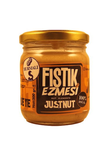 Justnut Hurmalı Fıstık Ezmesi 200 G