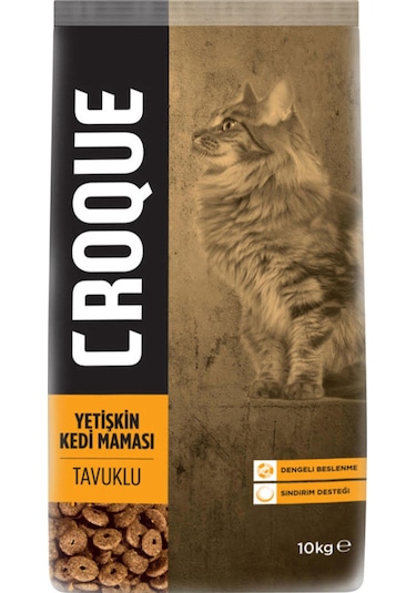 Croque Tavuklu Yetişkin Kedi Maması 10 KG