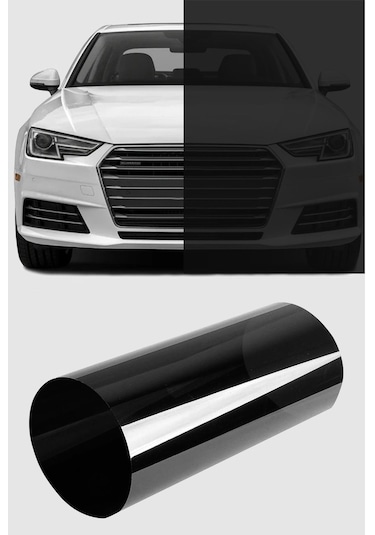 Cam Filmi Siyah Amerikan Çizilmez Koyu Ton 75 Cm X 4 Metre