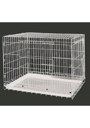 Dayang Köpek Kafesi Beyaz 108x69x77.5