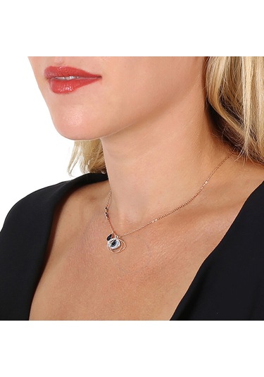 5172560 Swarovski Kolye Duo:Pendant Evil Eye Dmul/Mix