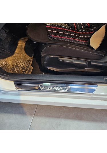 Honda Civic Fc5 2016-2021 Uyumlu Krom Kapı Eşiği