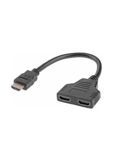Hdmı Splitter Adaptör Kablosu, Erkek-hdmi Dişi X 2 Adaptör 30 Cm Kablo Çoklayıcı Splitter, Aynı Anda İki Aynı Tv& 39 Yi Destekler 1080p