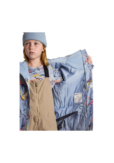 Burton Skimmer Jacket Unisex Çocuk Snowboard Ceketi 3540 Çok Renkli