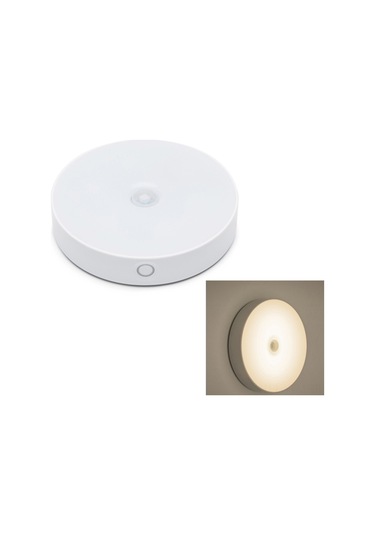 Geeksen Hareket Algılayıcı 6 Led'li Usb Şarjlı 700mah Lityum Pilli Yumuşak Işık Güneş Işığı Bebek Gece Lambası Diğer