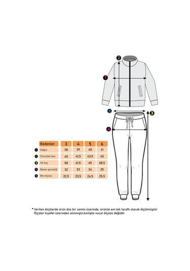 Toontoy Kız Çocuk Baskılı Eşofman Takımı Somon