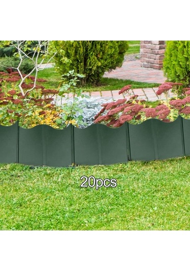 Trendooze 20x Bahçe Kenar Bordürü, Yatak Kenarı Dekoratif, Modern Tasarım