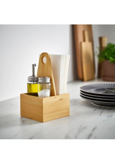 Ikea Chokladhaj Ahşap 12x11 Cm Taşınabilir Düzenleyici