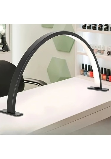 Fastbuy 180mm Pembe Led Masa Lambası 6000k Usb Güçlü Ayarlanabilir Hilal Titresimsiz Tirmak Pembe