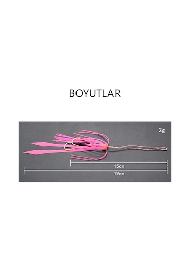 MSO Olta Balıkçılık Tai Rubber Skirt Yem Yapım  Malzemesi