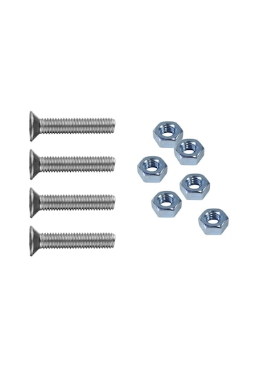 Tuğra Hırdavat M3x8mm Metrik Vida Yhb - Somunlu 100'lü Takım 0-0