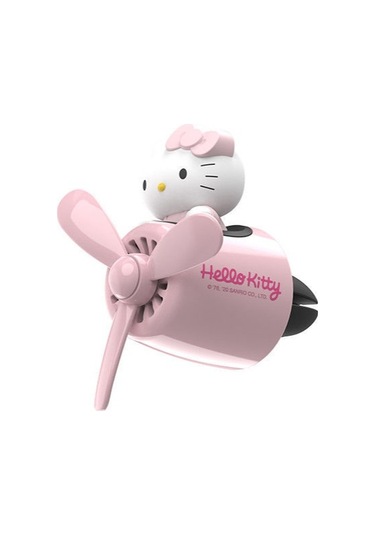 Snapbuy Oto Koku Kiti, Klimaya Takılan Pervane Tasarımıyla Sevimli Süs, 2 Çeşit Koku Dahil Merhaba Kitty