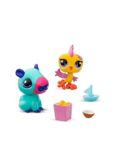 Littlest Pet Shop Minişler 2 Li Figür Seti S2 S00000620 Kapibara Ve Kuş