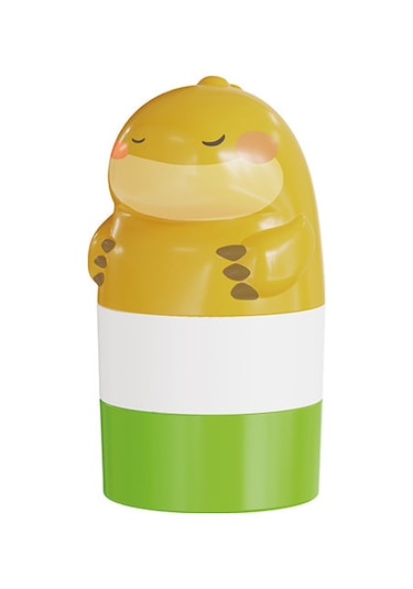 Qingmipy Yeşil Krokodil Desenli 100ml Taşınabilir Roll On Uygulayıcı - Güneş Kremi Ve Losyon İçin Doldurulabilir Pet/pp Materyal Sadece Flakon