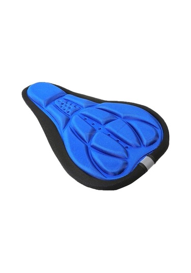 Novahub Mavi Yumuşak 3d Yastıklı Bisiklet Bisiklet Mtb Bisiklet Koltuk Kılıfı Yastık Sünger Köpük Mavi Mavi