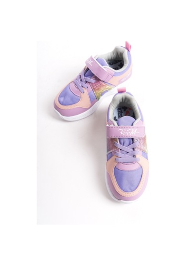 Garantili Ray Max Günlük Ortopedik Çocuk Unisex Sneaker Spor Ayakkabı Lila-pembe