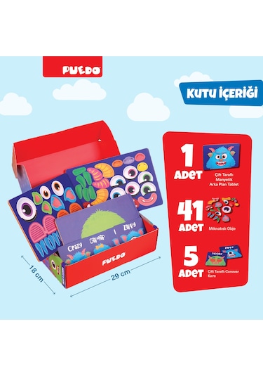 Puedo Build A Monster Eğlenceli Oyuncak Hayal Gücü Geliştiren Oyun