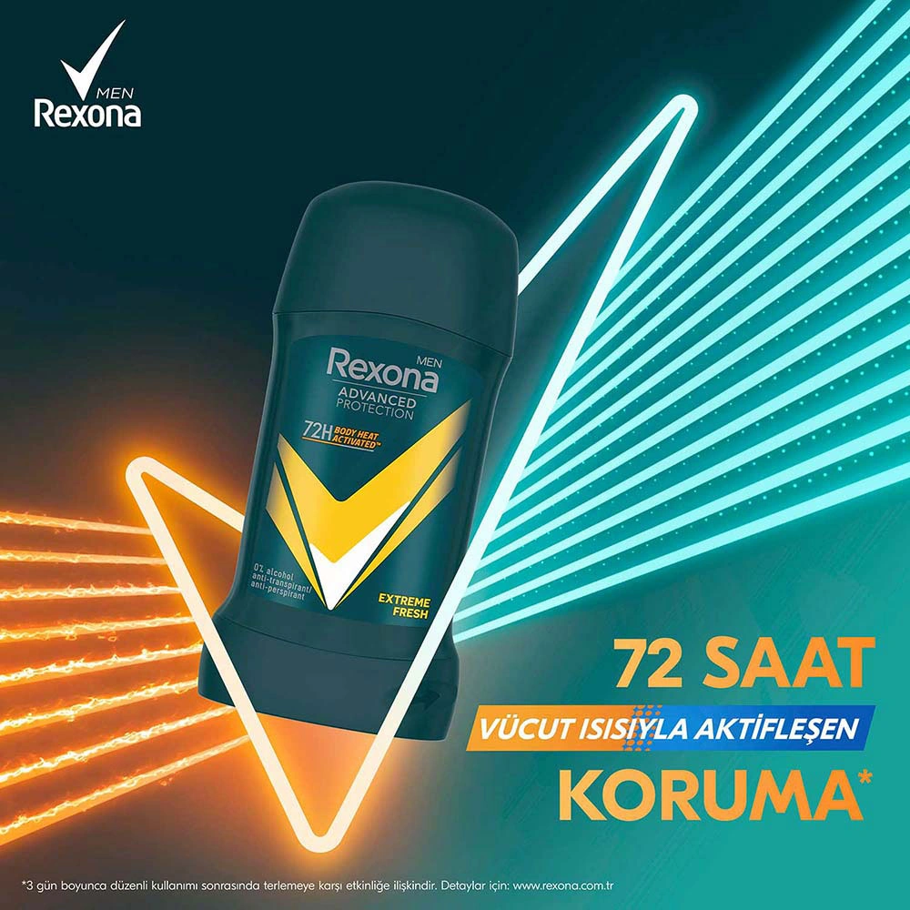 Rexona Erkek Stick Deodorant Extreme Fresh 50 Ml X2