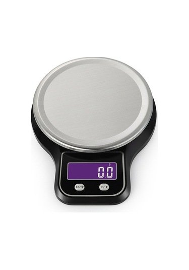 Ulzyvf Createtech Terazisi Terazisi Terazisi Platform Mutfak Mini Gıda Elektronik Siyah/ Siyah