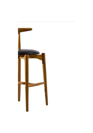 Sandalye Zus274 Yüksek Model Ahşap Iskelet Suni Deri Oturum Bel K Çok Renkli