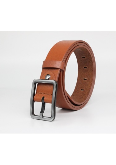 Livize Hakiki Deri Kadın Kemeri 4 Cm Taba