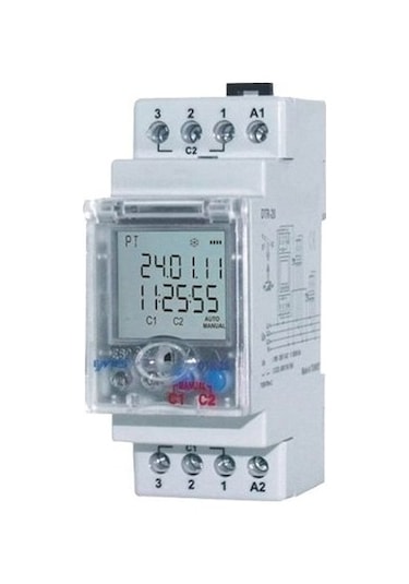 Entes Dtr-10 Astronomik Zaman Rölesi Çift Kontak 15 Program