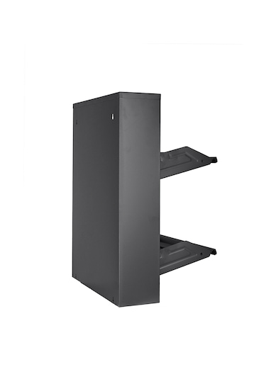 Kaser Metal 2'li Metal Ayakkabılık Antrasit