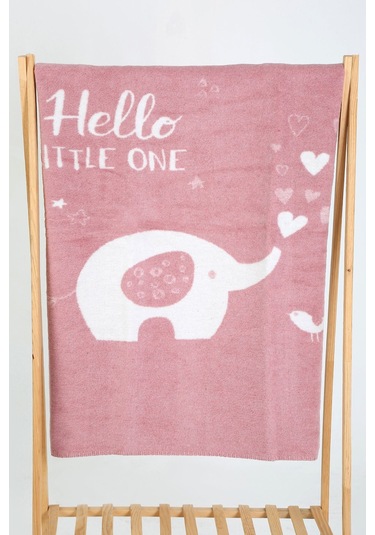 Yumuşak Bebek Çocuk Battaniyesi Mevsimlik 90x100 Cm Sb 885 Pembe