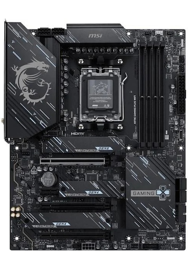 Msı X870e Gamıng Plus Wıfı-7 Ddr5 8200mhz Oc Hdmı Dp Pcıe 16x V5.0 Am5 Atx
