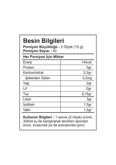 Multipower Bcaa 2:1:1 Powder 400 Gram - Kiraz Aroma + Hediyeli