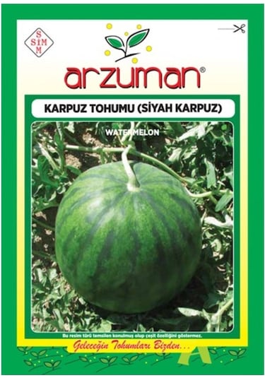 Arzuman Meyve Siyah Karpuz Tohum10GR