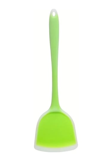 Chuangyinshop Yeşil Silikon Spatula, Yapışmaz Tava Özel, Yüksek Isıya Dayanıklı, Kalın Mutfak Aletleri Yeşil