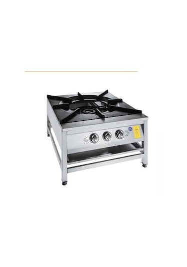 Karacasan Endüstriyel Korsan Ocak 90x90 Lpg Tüplü 3 Yanışlı Yer Ocağı Krcs.yogl.990